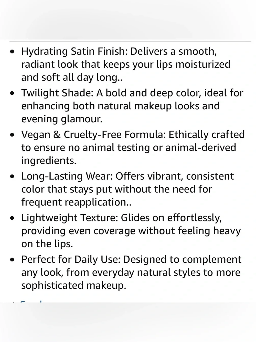 $ Sale Joah Air Light Satin Lipstick in shade Fireworks fiery red vegan new